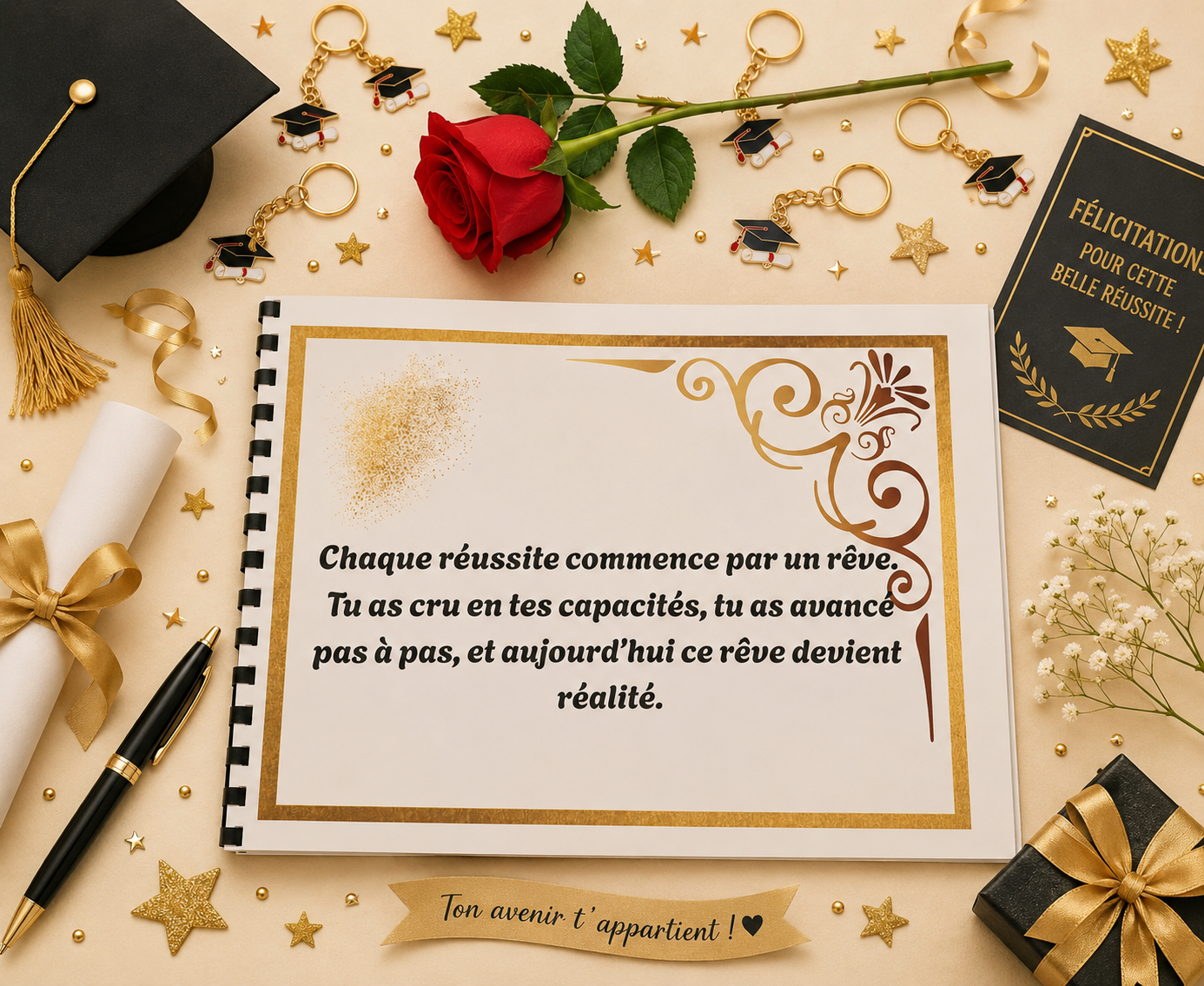 Album Diplôme Complet - Le Cadeau qui Fait Pleurer D’émotion 👩‍🎓🎁👨🏻‍🎓