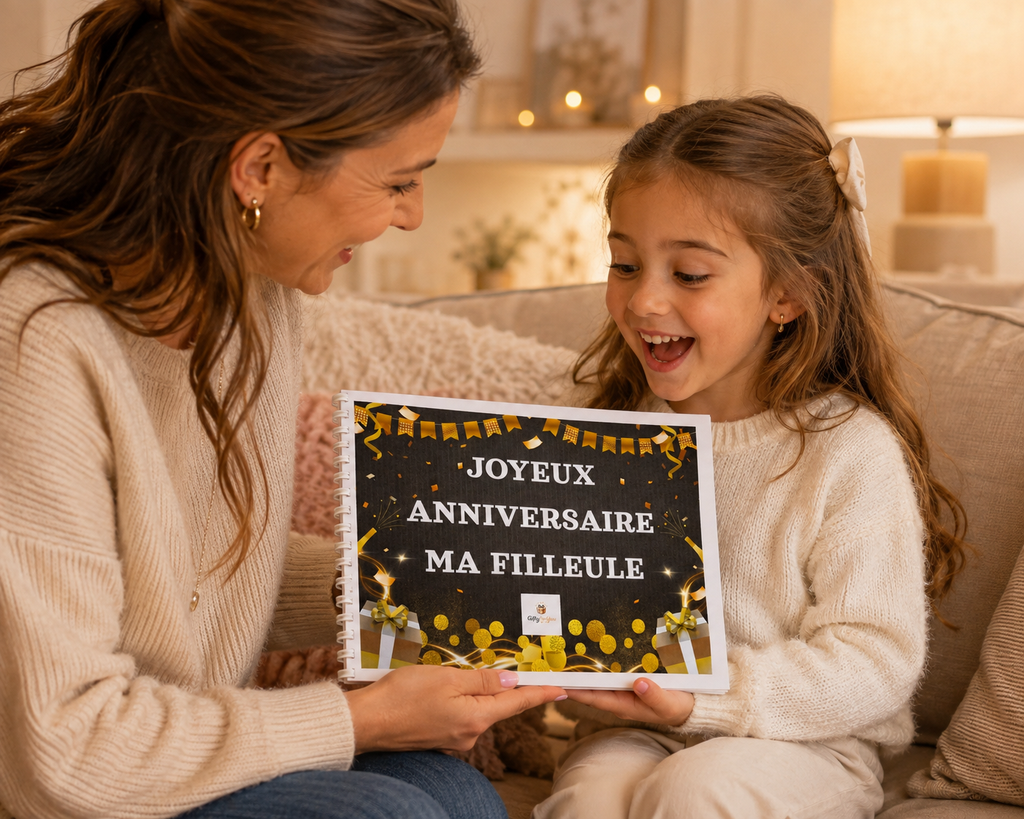Album Anniversaire Filleule - Le Cadeau Personnalisable à Imprimer.