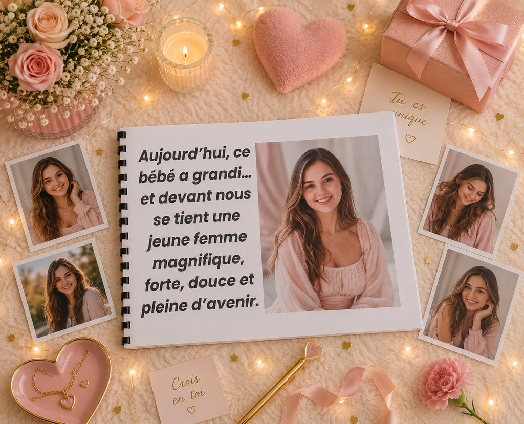 Album avec Photos Pour Adolescente et Jeune Fille (Complet)- Le Cadeau qui Fait Pleurer D’émotion👱🏻‍♀️🎁