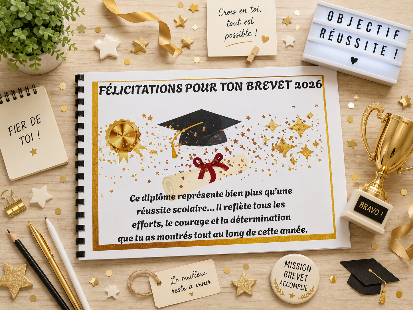Album Brevet 2026 Complet - Le Cadeau qui fera Pleurer D’émotion.