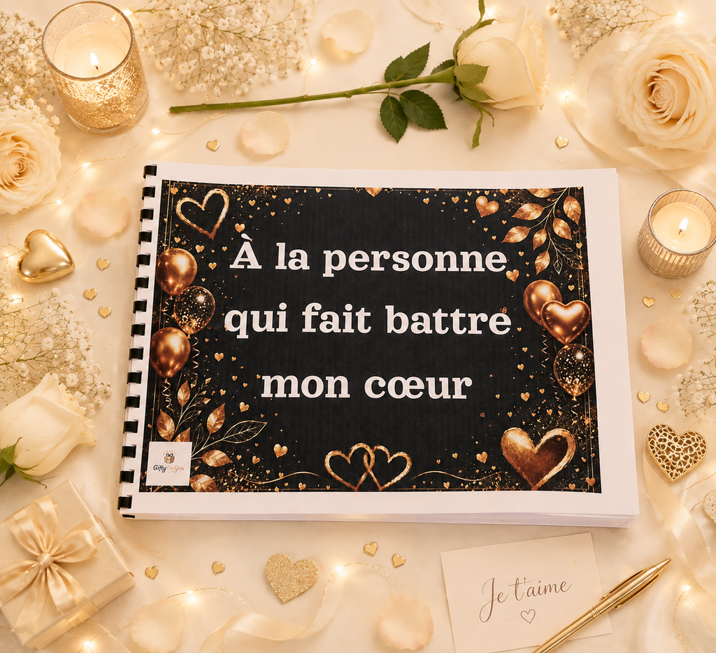 Album Déclaration d’Amour – Cadeau romantique personnalisé