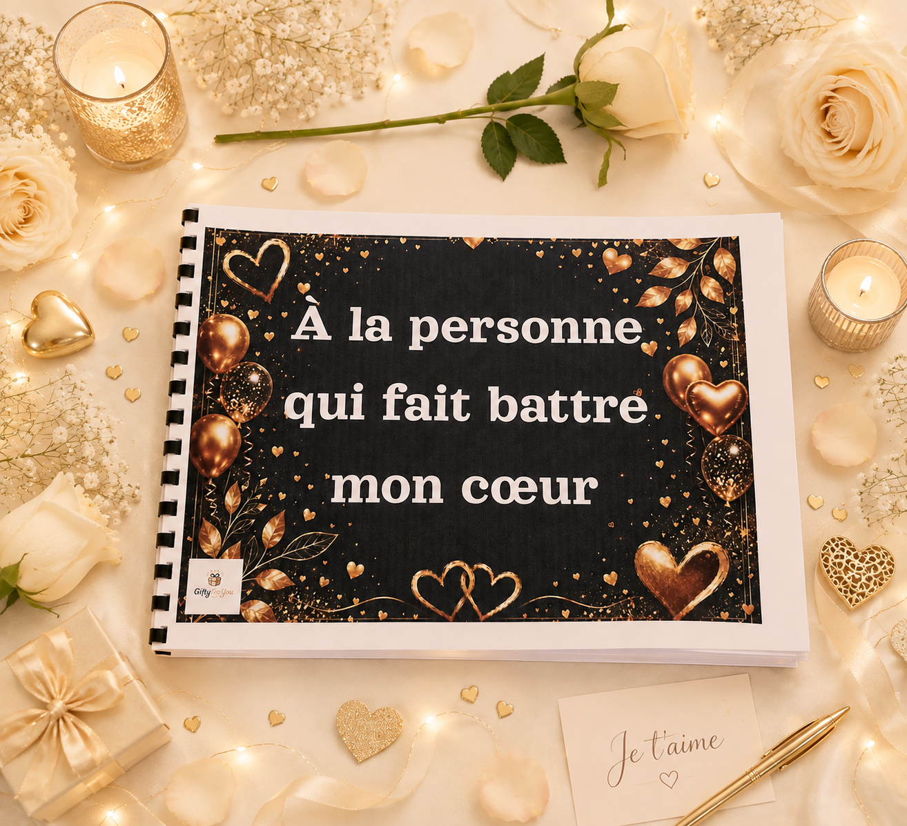 Album Déclaration d’Amour – Cadeau romantique personnalisé