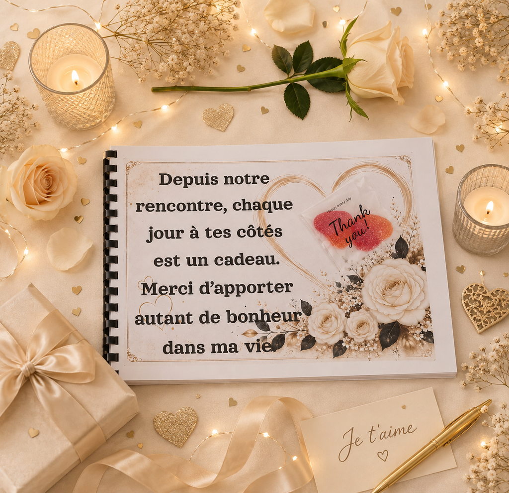 Album Déclaration d’Amour – Cadeau romantique personnalisé