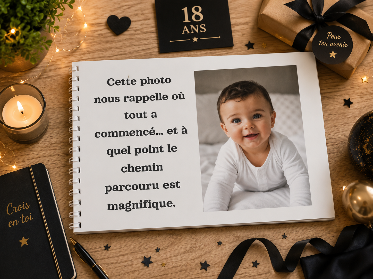 Album avec Photos Anniversaire Adolescent et Jeune Homme (Complet)- Le Cadeau Qui Fait Pleurer D’émotion👱‍♂️🎁