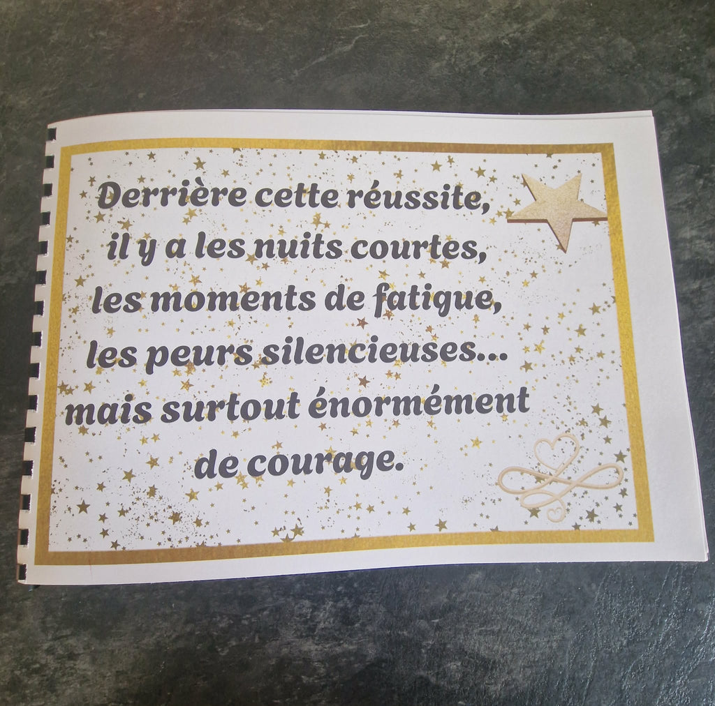 Album avec Photos BREVET 2026 Personnalisable Pour Jeune Fille ou Jeune Homme (Complet) - Le Cadeau qui fera Pleurer D’émotion.