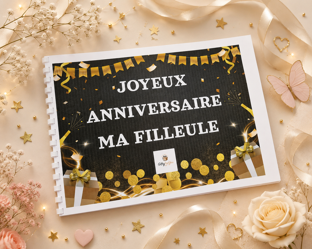 Album Anniversaire Filleule - Le Cadeau Qui Fait Pleurer D’émotion.