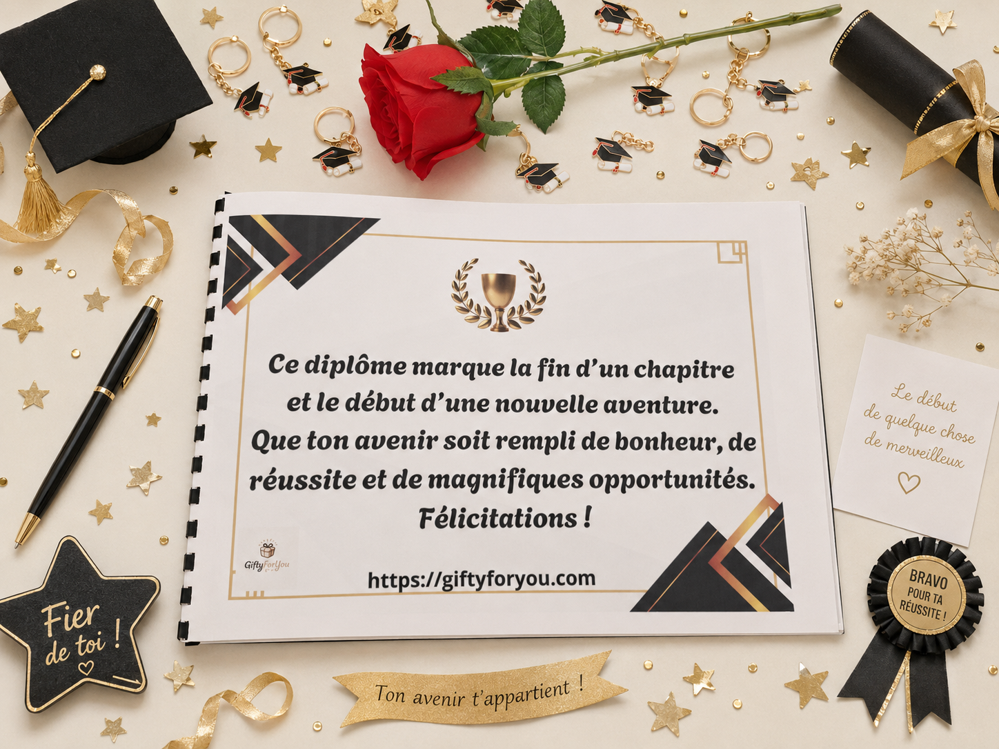 Album Diplôme Complet - Le Cadeau qui Fait Pleurer D’émotion 👩‍🎓🎁👨🏻‍🎓