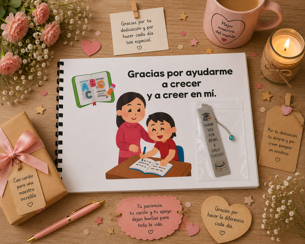 Album Regalo Para Profesora - El Regalo que Hará Llorar de Emoción ￼