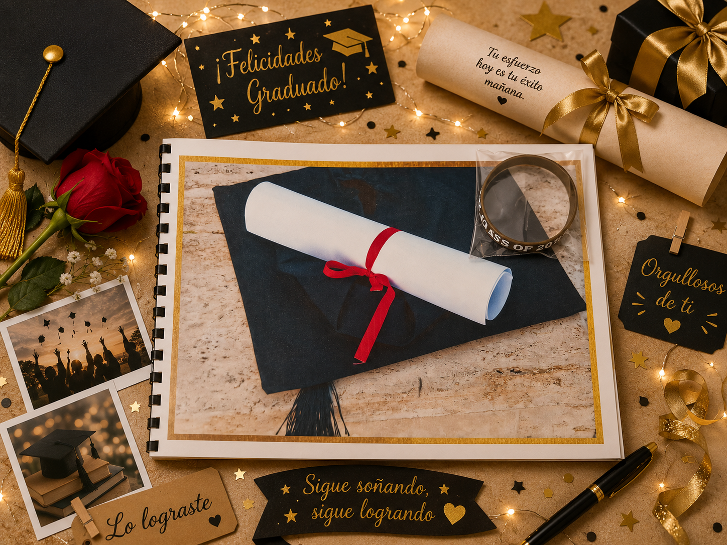 Álbum Graduación 2026 con dos fotos - El regalo que Harà llorar de Emoción 🎁♥️👩‍🎓🧑‍🎓