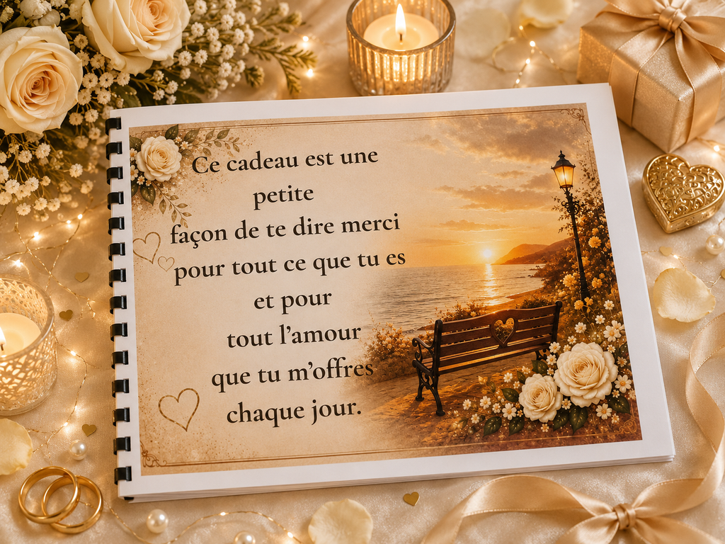 Album Anniversaire De Mariage - Le Cadeau qui Fait Pleurer D’émotion.