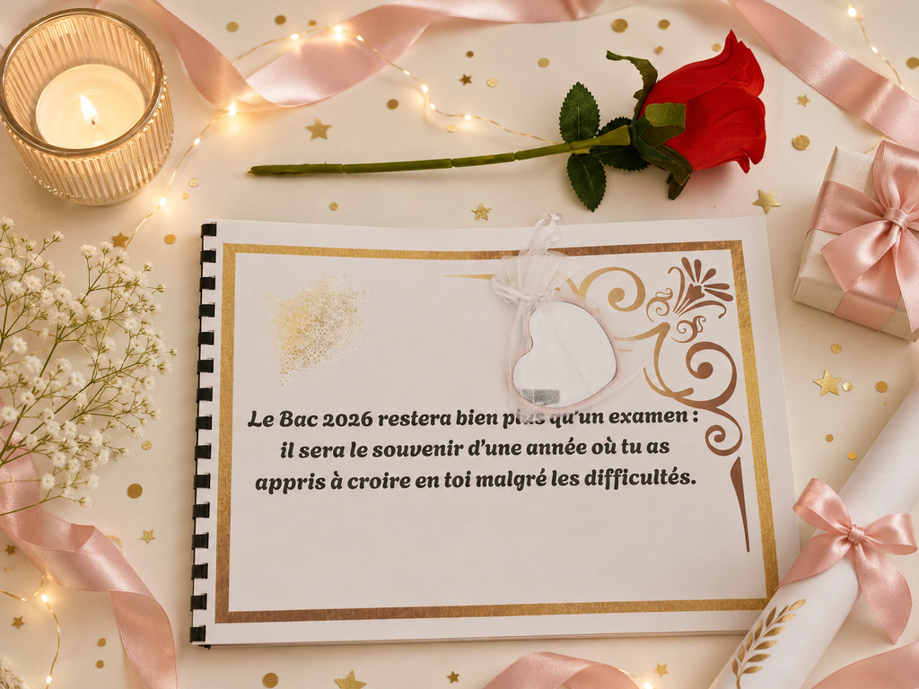 Album avec Photos Bac 2026 Pour Jeune Fille (Complet) - Le Cadeau qui fera Pleurer D’émotion 👩‍🎓🎁
