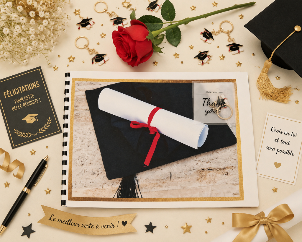 Album Diplôme Complet - Le Cadeau qui Fait Pleurer D’émotion 👩‍🎓🎁👨🏻‍🎓
