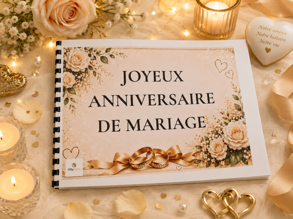 Album Anniversaire De Mariage - Le Cadeau qui Fait Pleurer D’émotion.