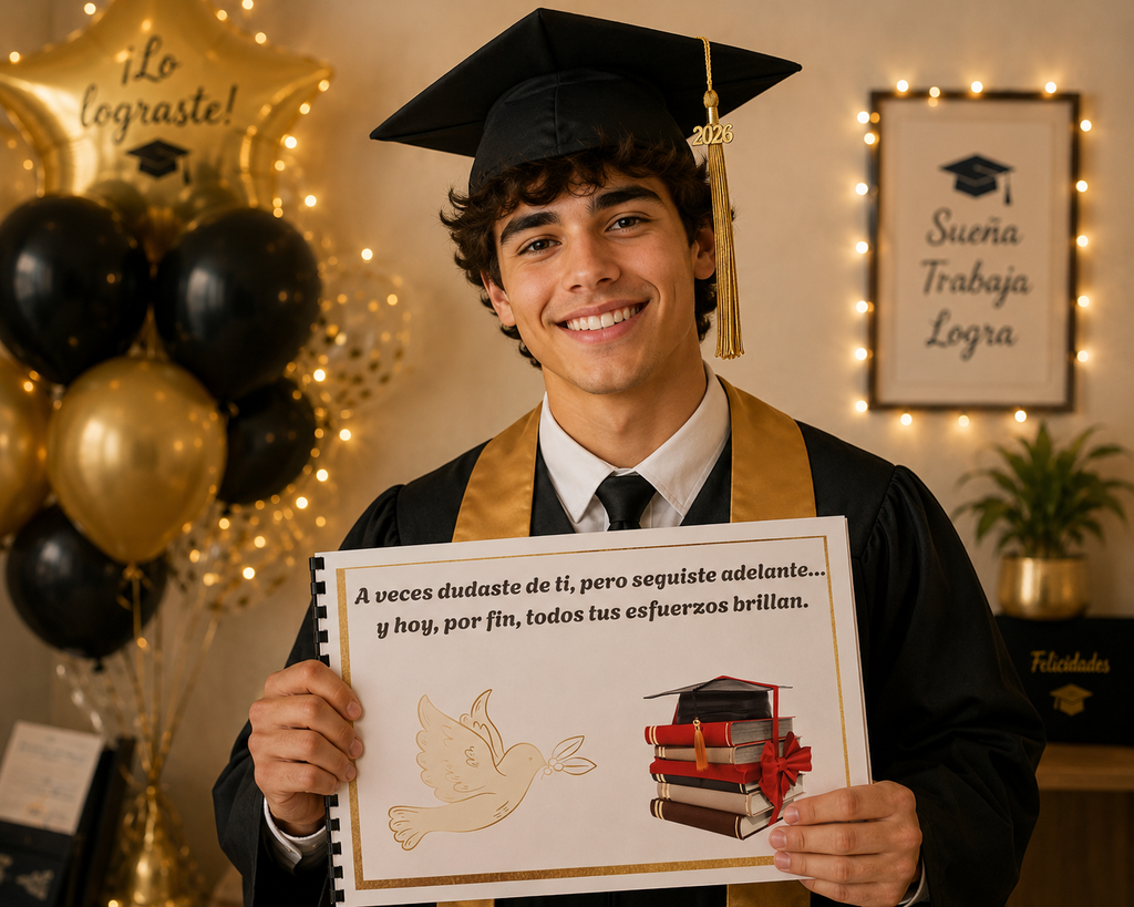 Álbum Graduación 2026 - El Regalo Personalizable Para Imprimir.