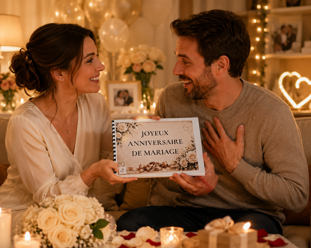 Album Anniversaire de Mariage - Le Cadeau Personnalisable à Imprimer
