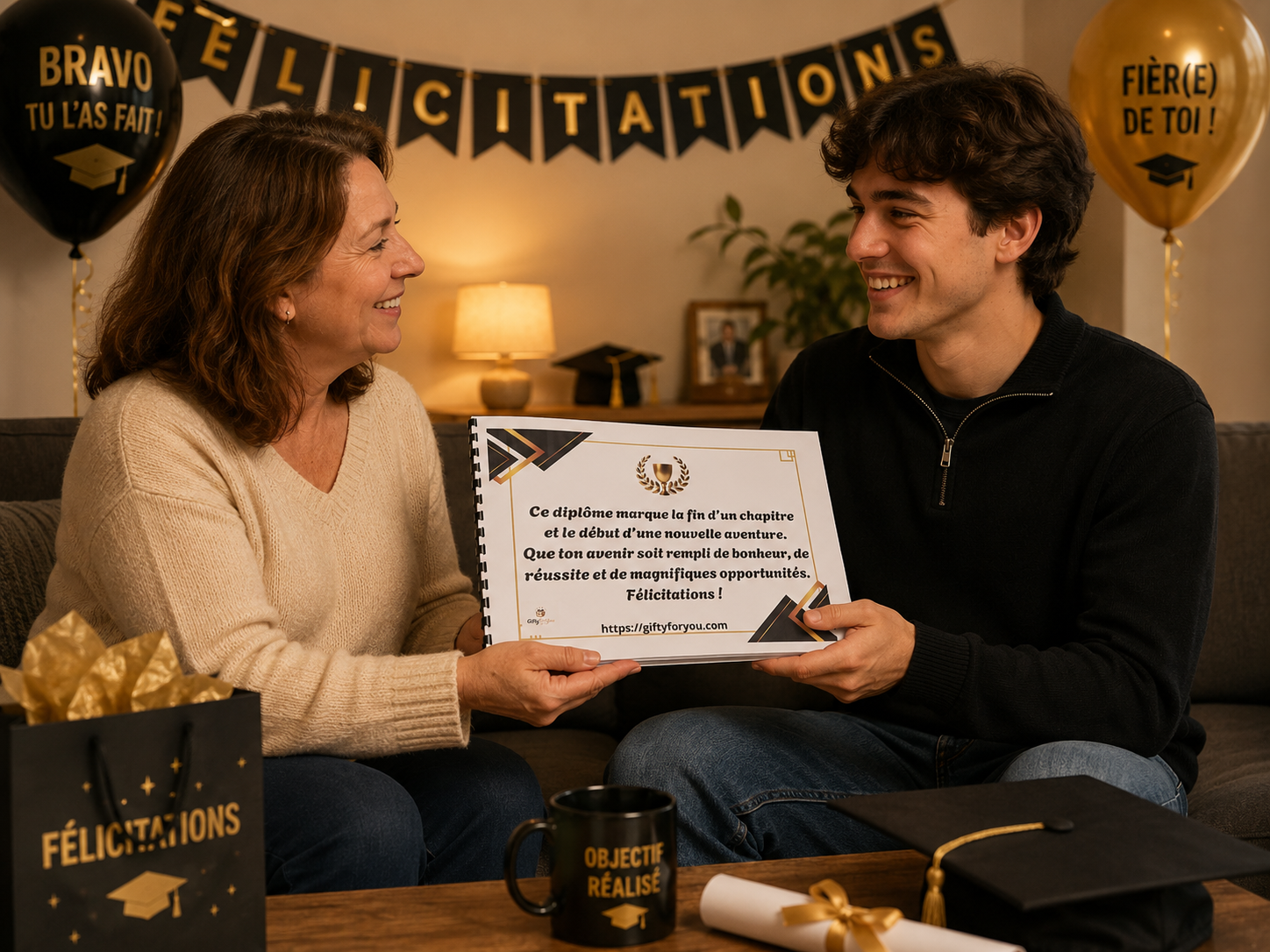 Album Obtention Diplôme - Le cadeau Personnalisable à Imprimer.