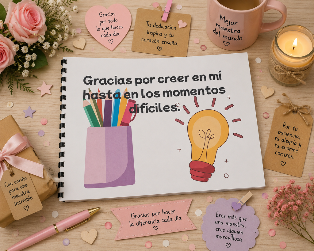 Album Regalo Para Profesora - El Regalo que Hará Llorar de Emoción ￼