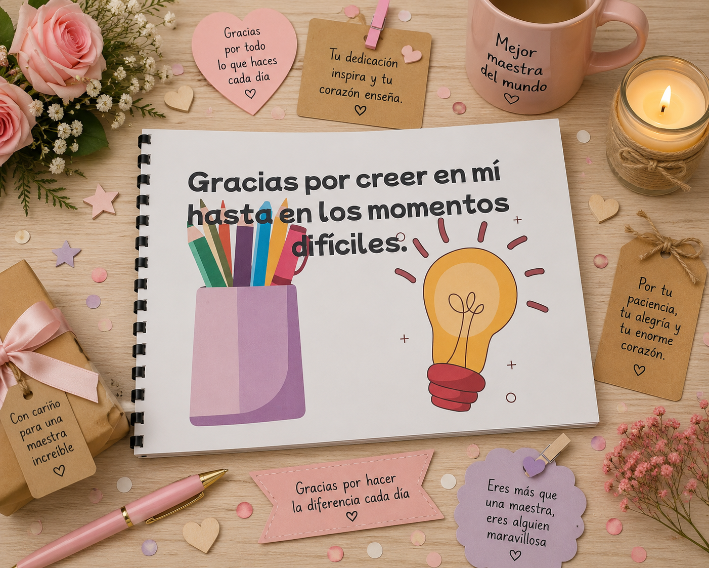 Album Regalo Para Profesora - El Regalo que Hará Llorar de Emoción ￼