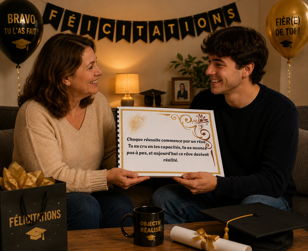 Album Obtention Diplôme - Le cadeau Personnalisable à Imprimer.