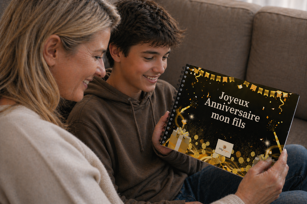 Album Anniversaire adolescent et jeune homme – Le Cadeau Personnalisable à Imprimer