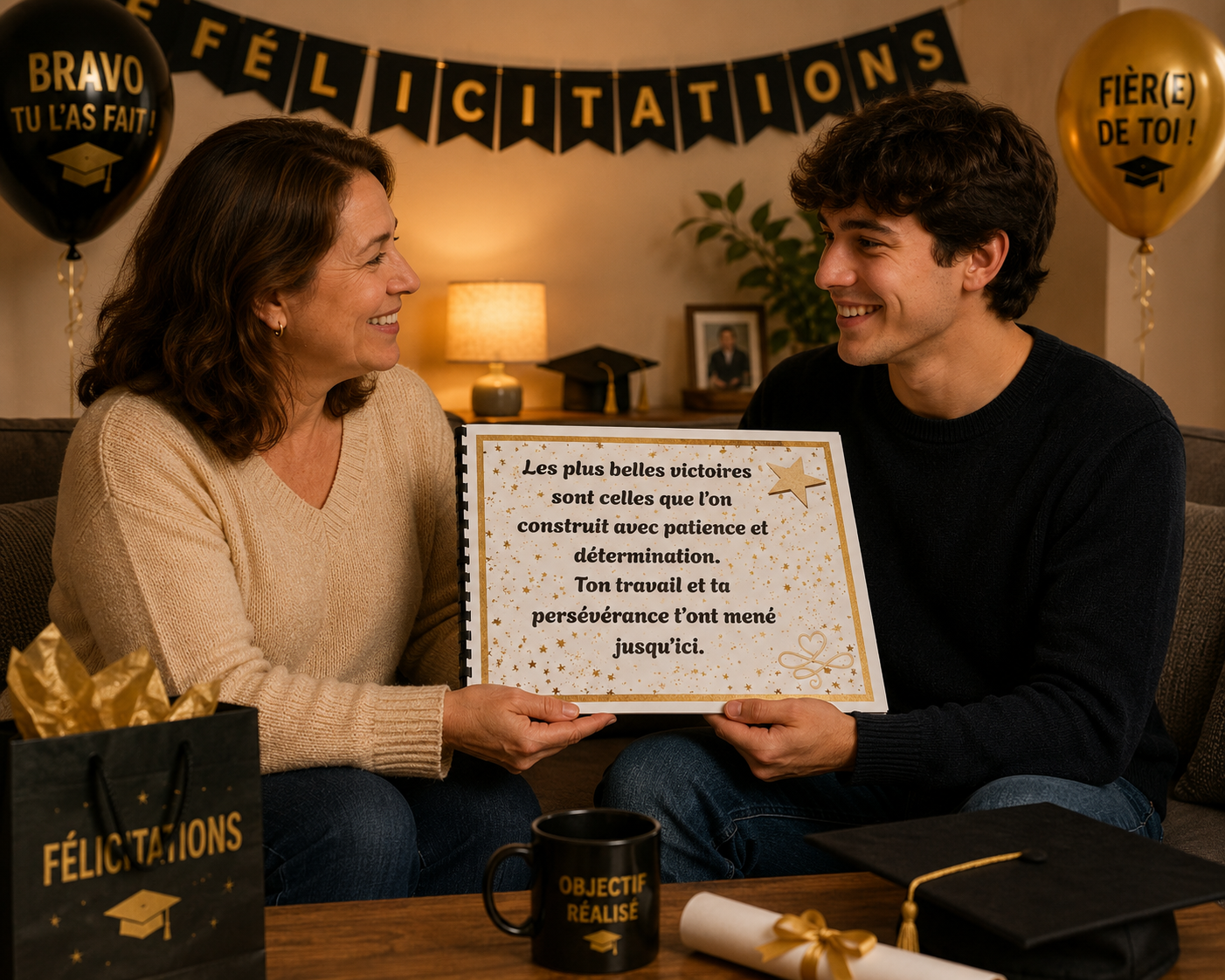 Album Obtention Diplôme - Le cadeau Personnalisable à Imprimer.