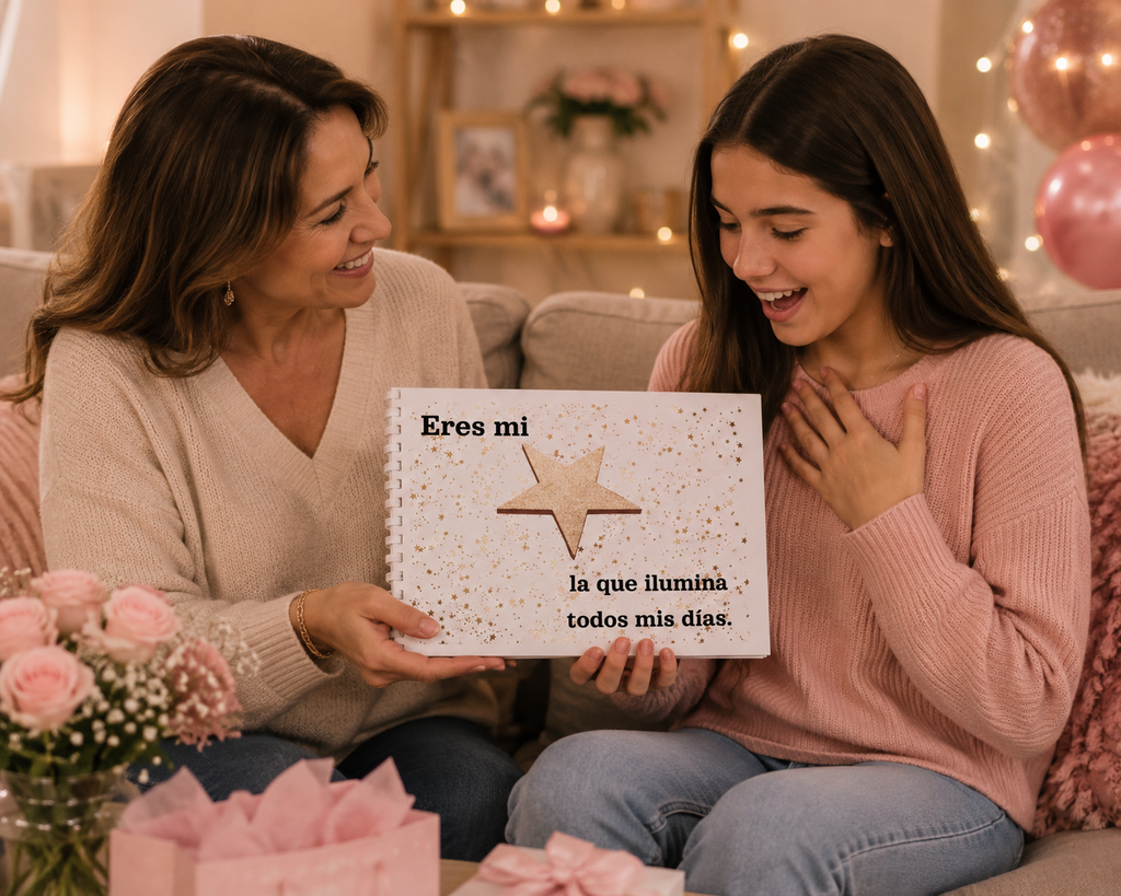 Álbum Cumpleaños Joven (Chica) - El Regalo Personalizable Para Imprimir.