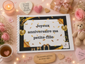 Album Complet Anniversaire Avec Photo Pour Petite-fille de la Part de sa Mamie - Le Cadeau qui fait Pleurer D’émotion👧🎁