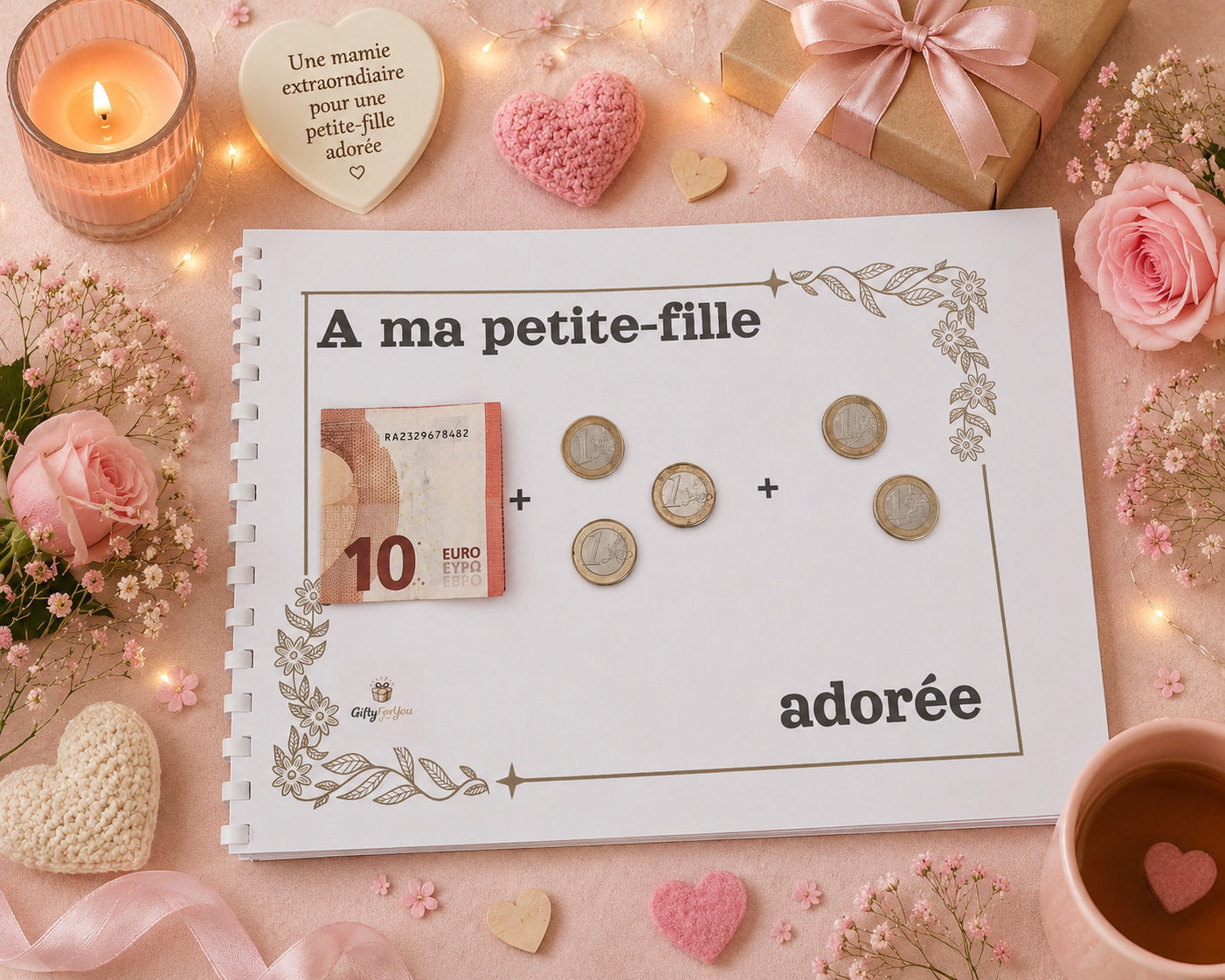 Album Complet Anniversaire Avec Photo Pour Petite-fille de la Part de sa Mamie - Le Cadeau qui fait Pleurer D’émotion👧🎁