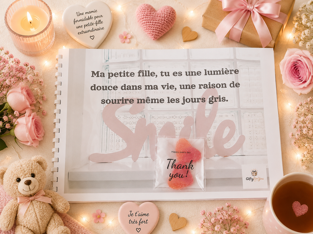 Album Complet Anniversaire Pour Petite-Fille de la part de sa Mamie - Le Cadeau Qui la Fera Pleurer D’émotion.👧🎁