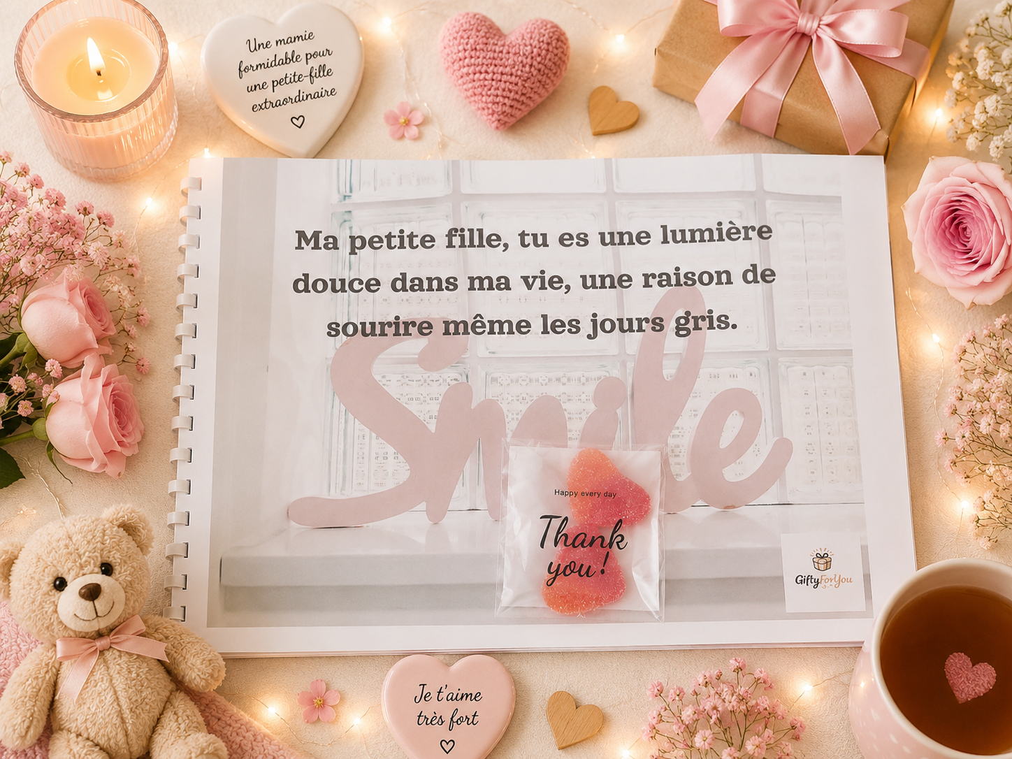Album Complet Anniversaire Pour Petite-Fille de la part de sa Mamie - Le Cadeau Qui la Fera Pleurer D’émotion.👧🎁
