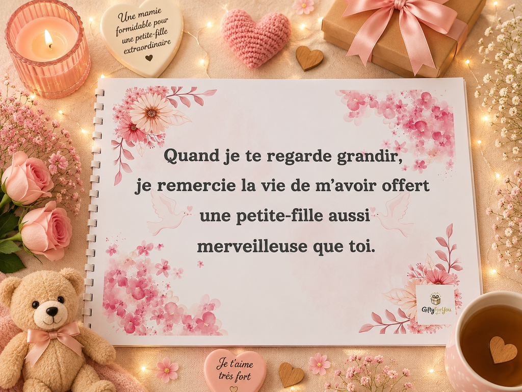 Album Complet Anniversaire Pour Petite-Fille de la part de sa Mamie - Le Cadeau Qui la Fera Pleurer D’émotion.👧🎁