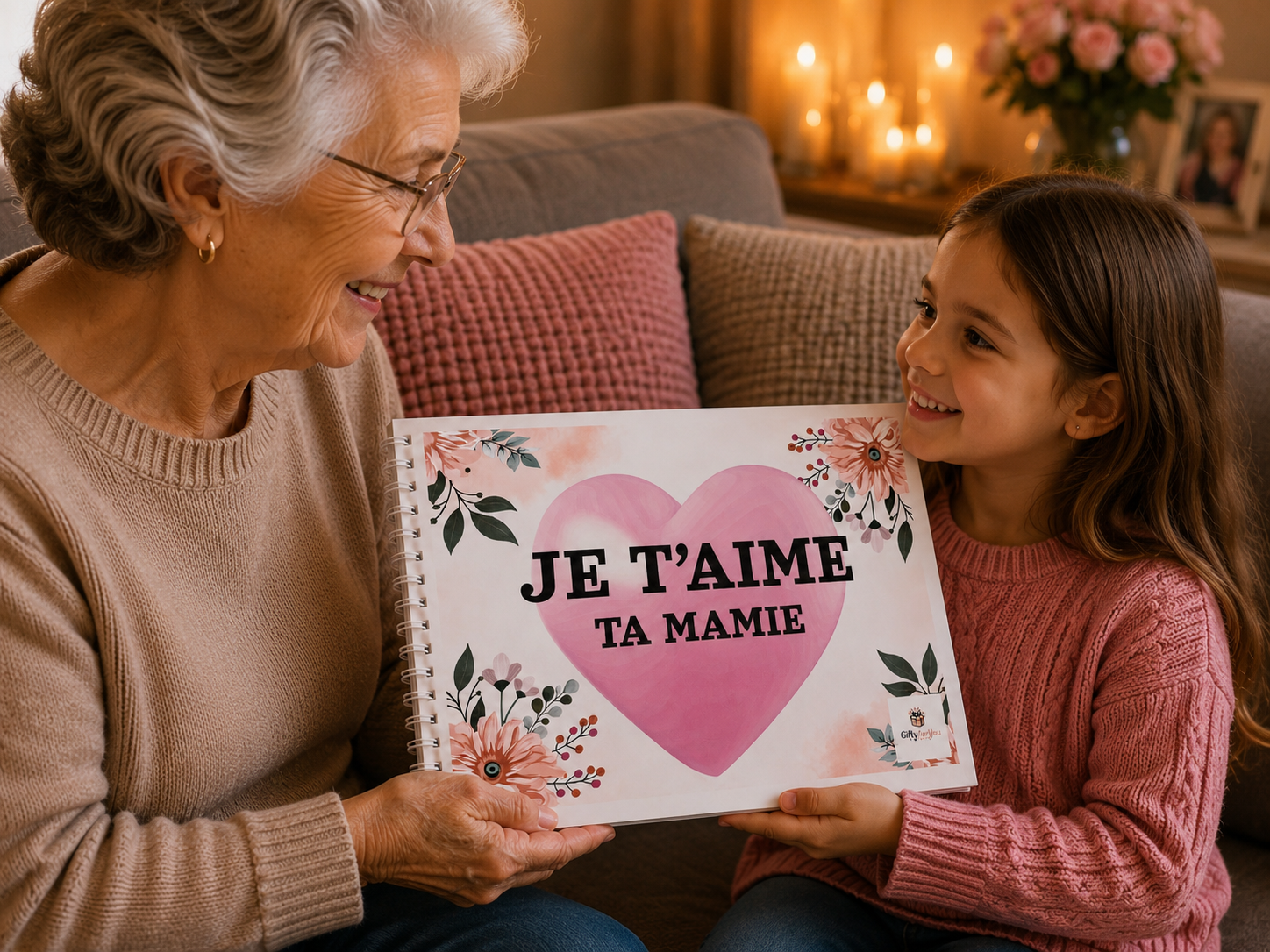 Album Anniversaire Pour Petite-Fille de la part de sa Mamie - Le Cadeau Personnalisable à Imprimer