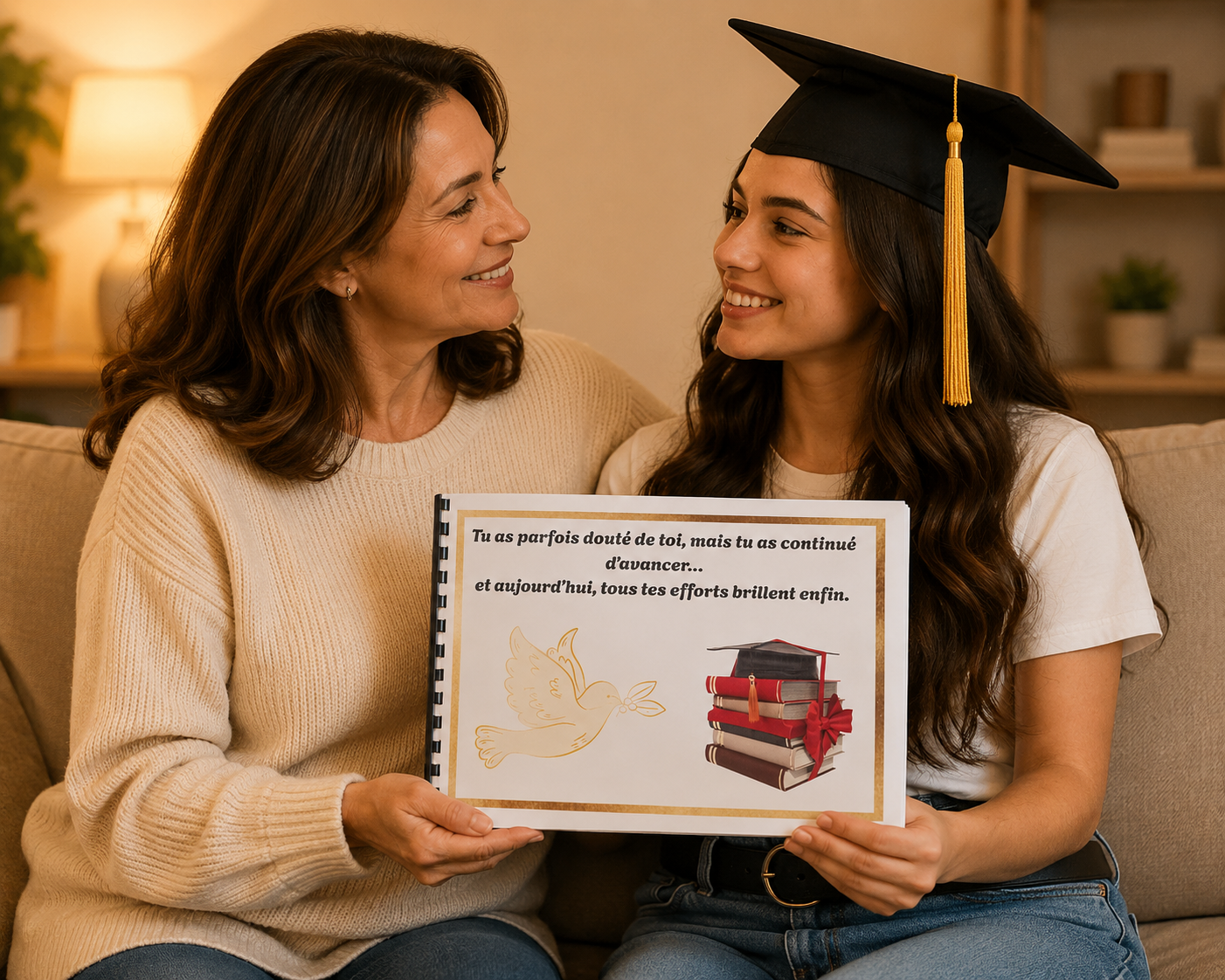 Album Bac 2026 avec Photos pour Jeune Fille - Le Cadeau Personnalisable à Imprimer.