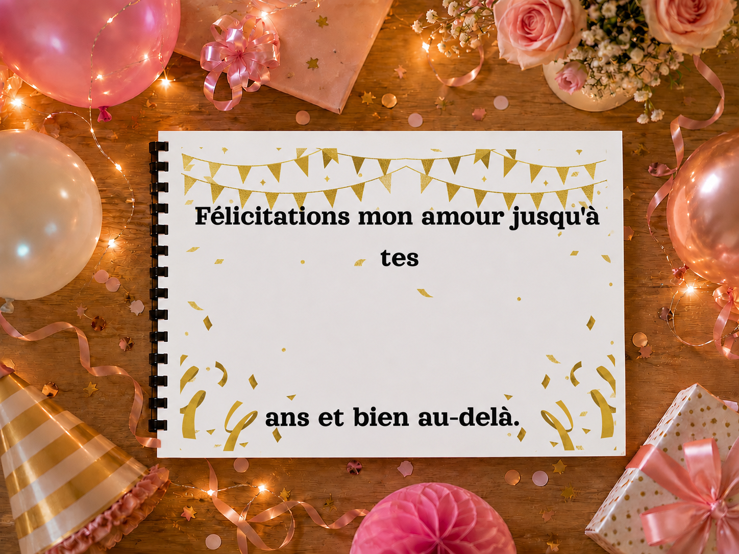 Album Anniversaire Jeune Fille et Adolescente
