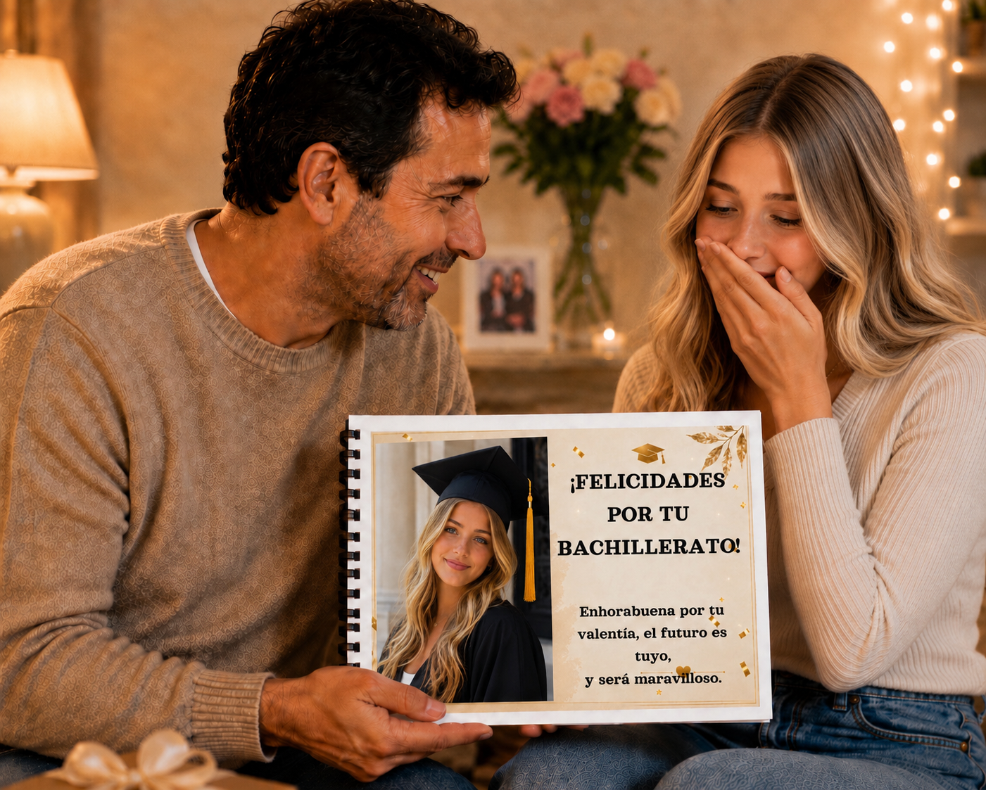 Album Réussite au Bac Jeune Fille Avec Deux Photos