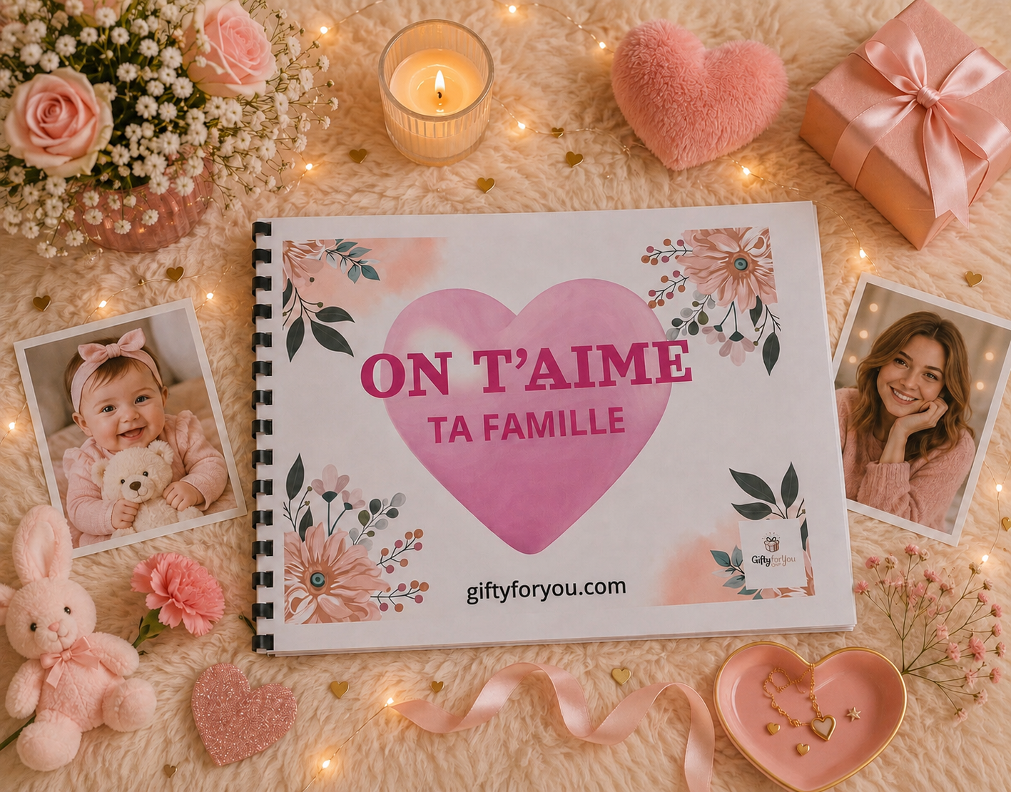 Album Anniversaire Jeune Fille et Adolescente Avec Deux Photos