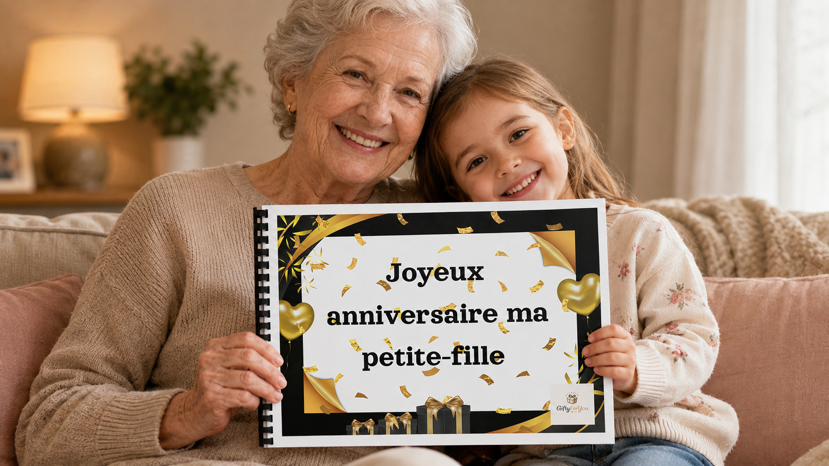 Album Anniversaire Petite-Fille - Cadeau de sa Grand-Mère ou de ses Grands-parents