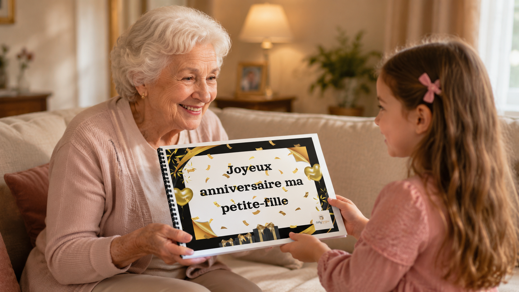 Album Anniversaire Petite-Fille - Cadeau de sa Grand-Mère ou de ses Grands-parents