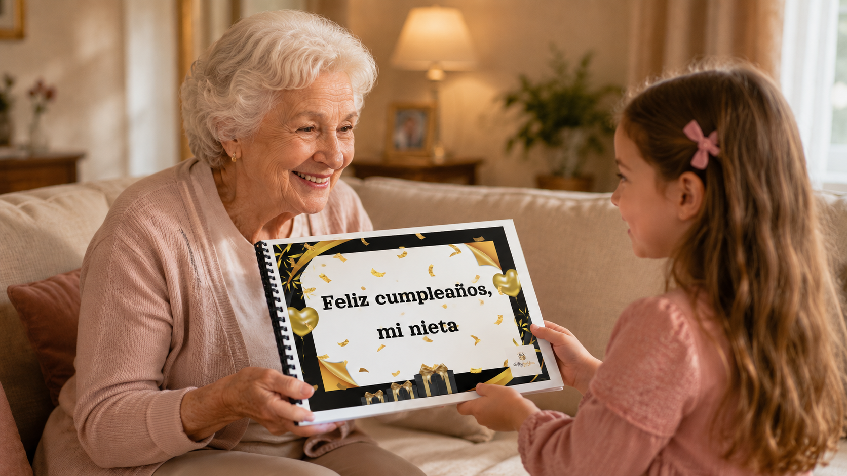 Album Anniversaire Petite-Fille - Cadeau de sa Grand-Mère ou de ses Grands-parents