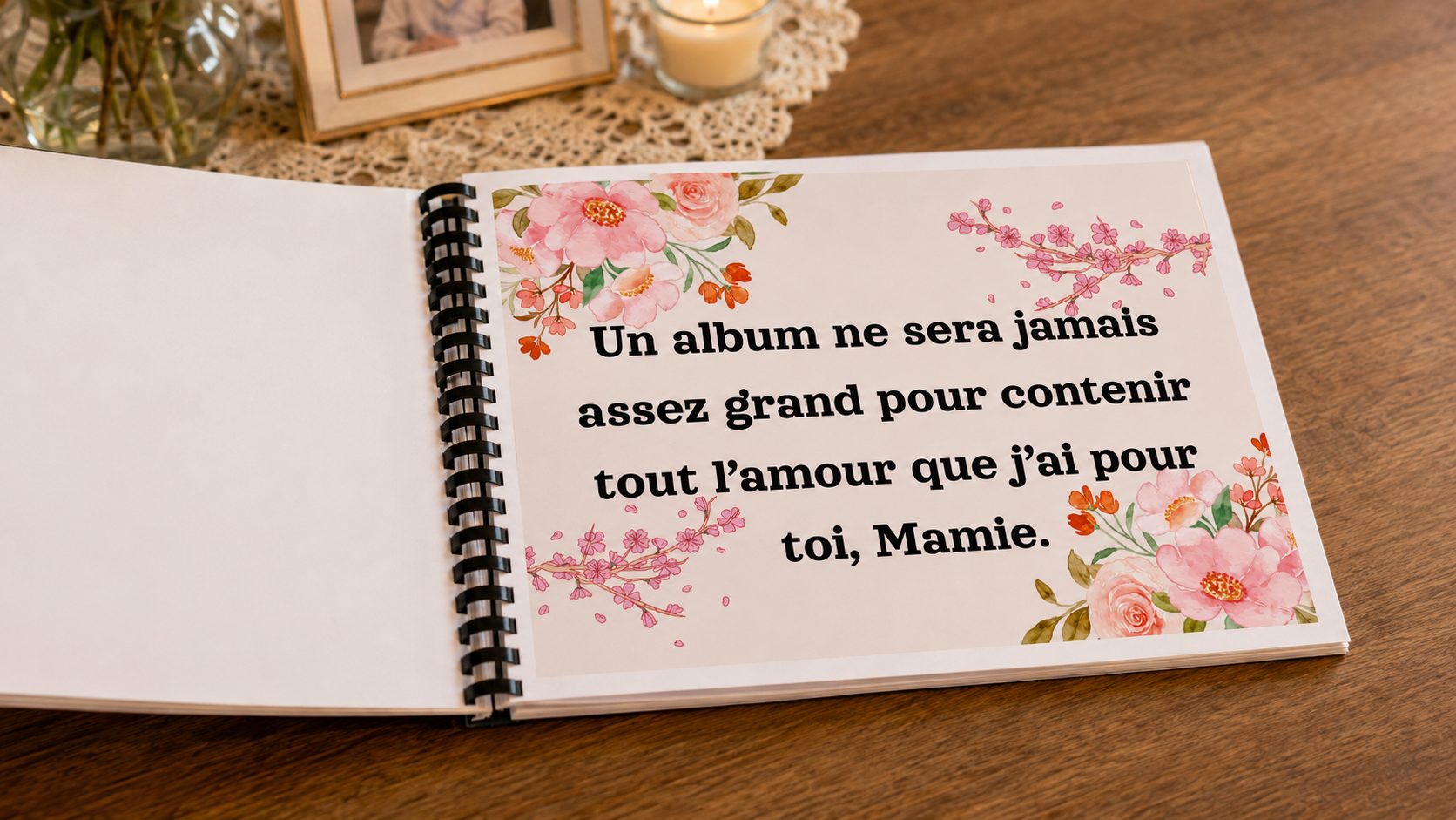 Album Anniversaire Mamie - Cadeau de ses petits-enfants