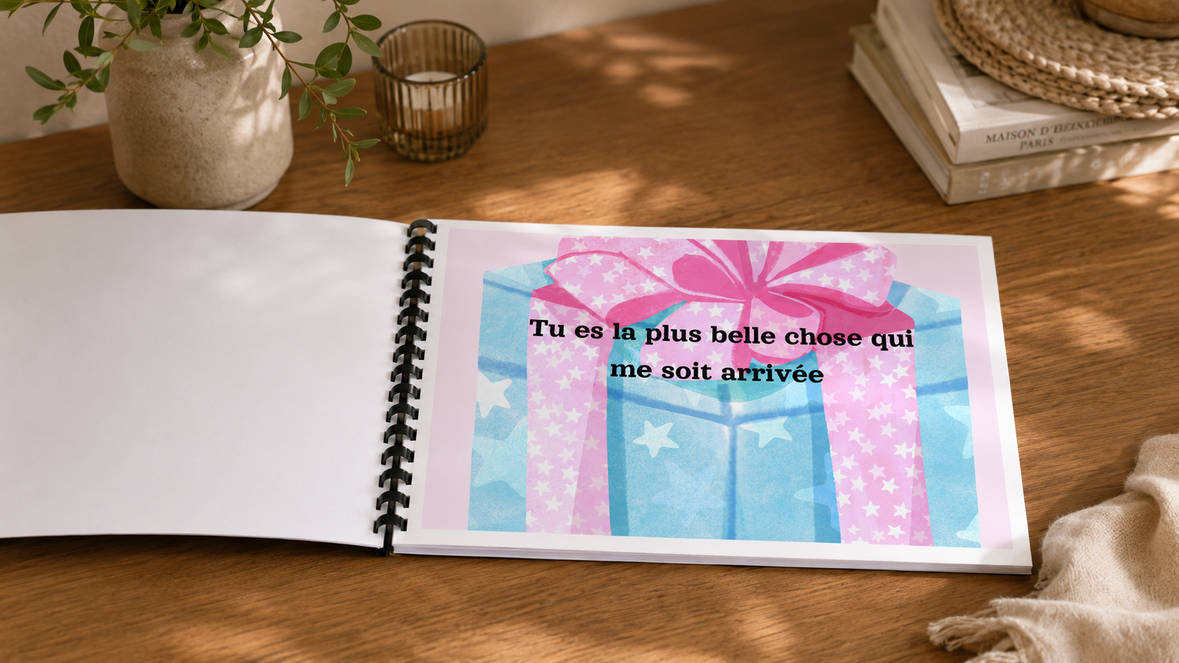 Album Anniversaire Fillette Avec Deux Photos